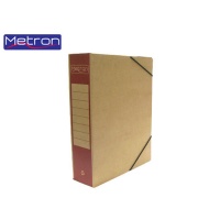 Κουτί Αρχειοθέτησης με Λάστιχο Craft 25x33x8cm Metron Κόκκινο